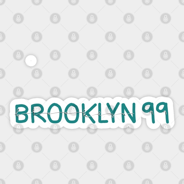 Brooklyn 99 Sticker by destinybetts